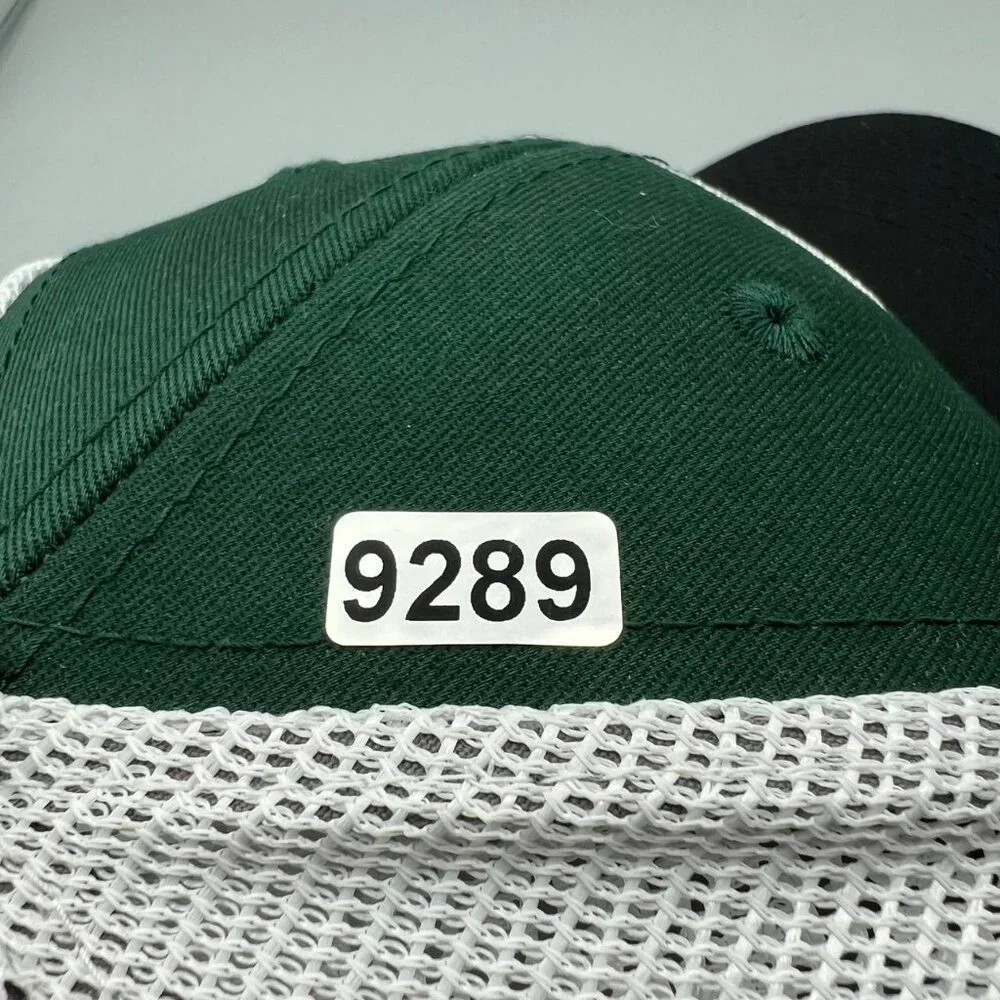 Michigan State Spartans Trucker Hat‎ Men Green Black Russell Snap Back Cap New
